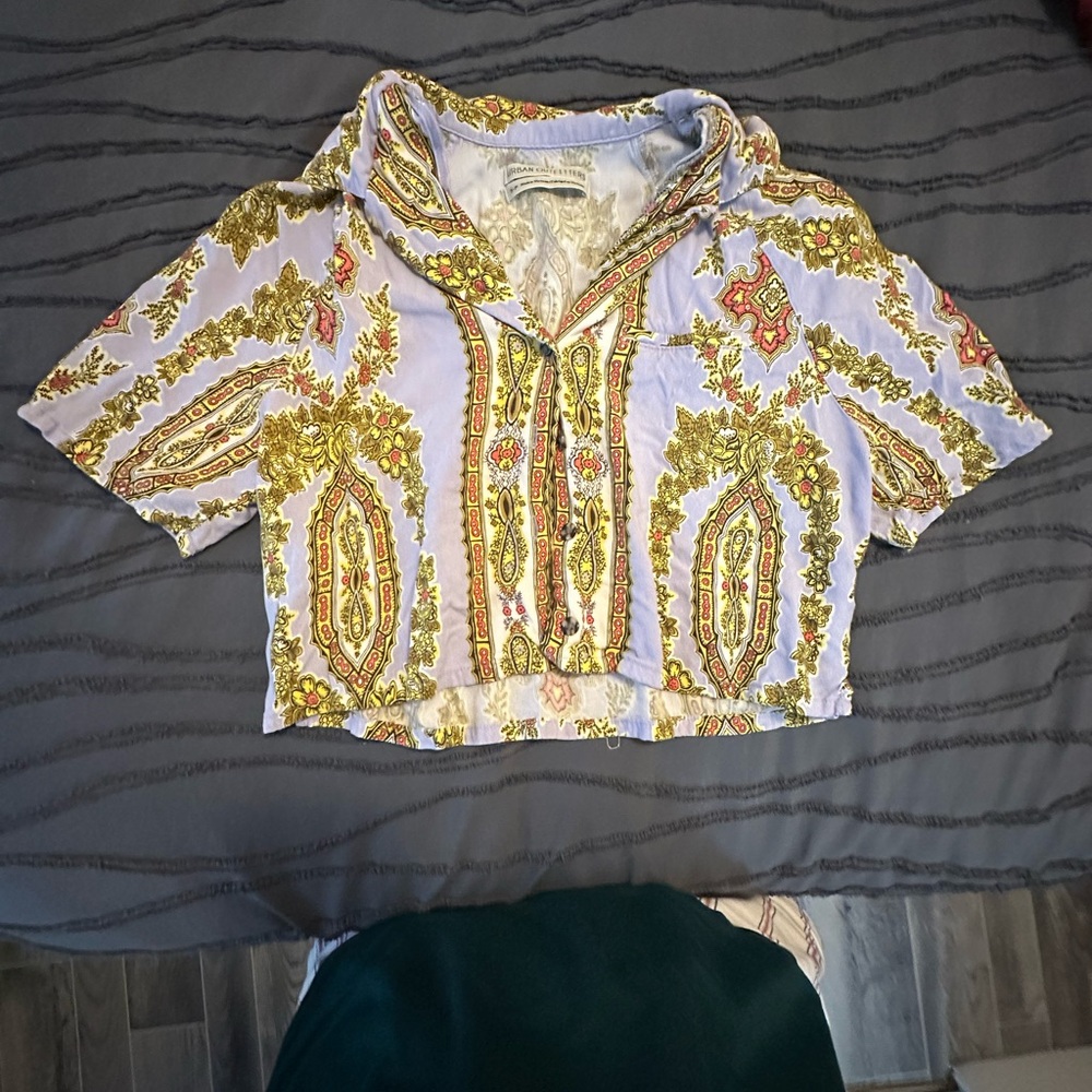 Urban Outfitters Floral Patterned Blouse